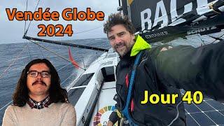 Vendée Globe 2024-2025 : Jour 40 Débrief (Davies, Dalin, Cornic, Beyou, Simon...)