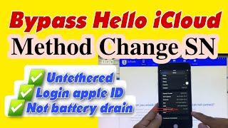 [NEW TRICK] Bypass iCloud Hello Screen iOS 15.8.3/16.7.9/17.6 | No Delete Baseband #vienthyhG