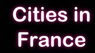 Top 5 biggest cities in France