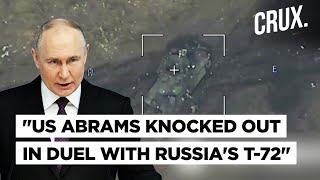 Russia Says T-72 Knocked Out US Abrams In First Duel, Warns Ukraine's F-16s "Will Crash & Burn Too"