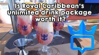 Is Royal Caribbean's unlimited drink package worth it?