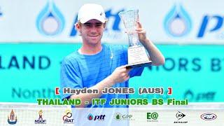 THAILAND - ITF JUNIORS B1 BS Final - Hayden JONES (AUS) 1 vs Jangjun KIM (KOR) 2