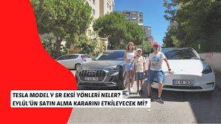 Kuzen Tesla Model Y SR'ı beğendi mi? İnceleme & özellikler & yorumlar & eksi yönleri