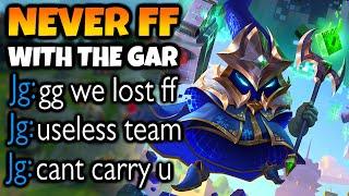 My Challenger teammate said to ff, but you never surrender with The Gar (Veigar)