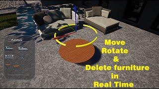 Request 7  move, rotate and delete actors in real time