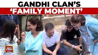 Rahul & Priyanka Seen Sharing A Light Moment With Raihan & Maiyra | Rahul Seen Sitting On Pavement