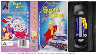 The Sword and the Stone (1963) . (25th May 1995 - UK VHS)