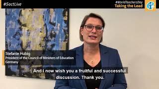 5octLive: Stefanie Hubig,  Minister of Education of the State of Rhineland-Palatinate | Germany