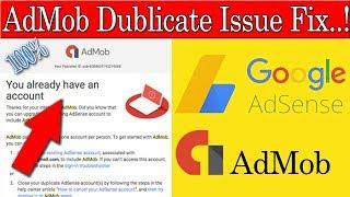 AdMob Double Account Issue l admob duplicate account problem fixed Urdu/Hindi