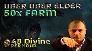 50X Uber Uber Elder -  KÂRLI MI? - 48 Divine/per hour - Path Of Exile [Poe Farm Sonuçları 3.24]