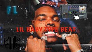 How to Make a HARD Lil Baby Type Beat With Stock Plugins | Piano Beat Tutorial 2022 (FL Studio)