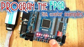 Synthesis - blink, counter examples | Road to FPGAs #103