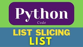 Python List Slicing | Python List | Python Sequences | Python Exersices | #shorts  #python #ytshorts