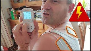 Erster Test Elektro Massage Gerät von Aldi zur Elektrischen Muskel Schmerzbehandlung. CURA Med