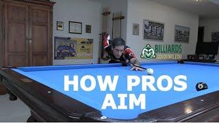 HOW TO AIM in Pool and Billiards … The AIMING SYSTEM of the PROS