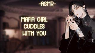 [ASMR] [ROLEPLAY] mafia girl cuddles you (binaural/softdom/F4A)