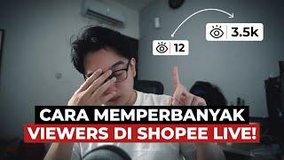 Cara Menaikkan Viewers Shopee Live ! ( Seller & Affiliate Marketing ) Rio Gandhi Seller Mentor