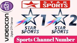 Videocon d2h sports channel number | videocon d2h sports channel number list new