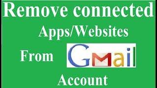 How to Remove Connected apps and Sites from Google Account | (Hindi)