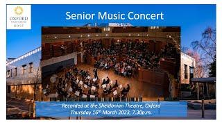 OHS Senior Music Concert at the Sheldonian Theatre, Oxford