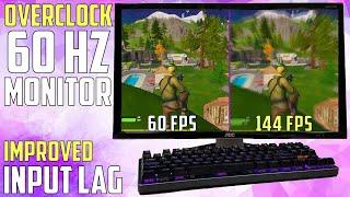 144 FPS ON A 60HZ MONITOR *INSANE UPGRADE* WATCH BEFORE BUYING 144HZ MONITOR! FORTNITE