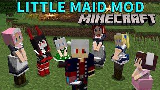 LITTLE MAID MOD - LAS SIRVIENTAS MAS KAWAII DE MINECRAFT - MINECRAFT REVIEW MOD 1.12.2