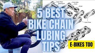 5 best tips for lubing your bike chain - How to lube your ebike, electric bike and emtb