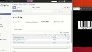 Stock Adjustment Barcode Scanner Odoo