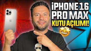 iPhone 16 Pro Max kutu açılımı! - 120.000 TL elimizde!