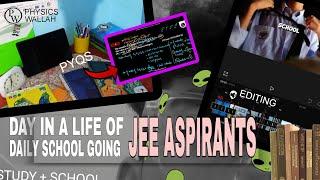 A hectic day in a life of daily school going Jee Aspirants ‍ | 11th Grader  | Aspirant 2026
