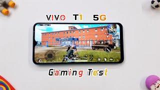 Vivo T1 5G Pubg Gaming Test | Bgmi Gameplay With Heating, Graphics, Gyro, Battery Test 