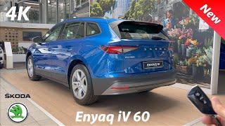 Škoda Enyaq iV 60 2021 - FULL REVIEW in 4K | Exterior - Interior