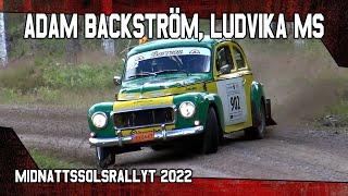 Adam Backström, Ludvika MS, Volvo PV - Midnattssolsrallyt 2022