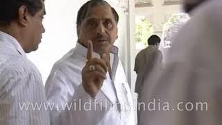 Mulayam Singh Yadav at home: Indian politician, government official who founded Samajwadi Party