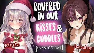 [FF4M] Showered in Kisses on Christmas  [Cuddles & Doting | Succubus & Angel | Binaural ASMR]