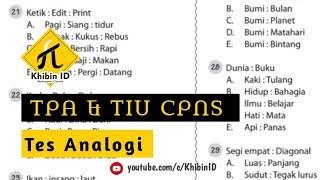 Tes analogi #3 | TPA TIU CPNS