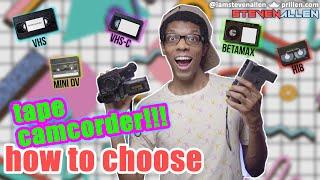 How To Choose The BEST Camcorder - Vintage Tape in 2021 | VHS - VHS-C - Video8 - MiniDV Tutorial