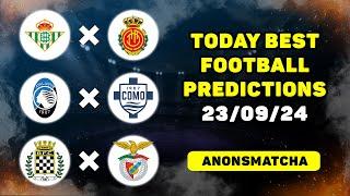 Football predictions and betting tips for today! Betis - Mallorca, Atalanta - Como, Boavista Benfica