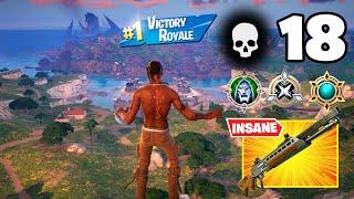 18 Elimination Solo Vs Squads "Build" Gameplay Wins (Fortnite chapter 5)