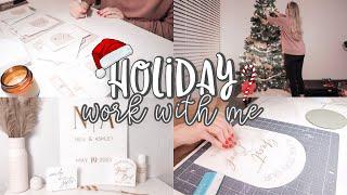 WORK ON ETSY ORDERS WITH ME! Holiday Edition 