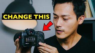 Must Change Camera Settings for Canon R5