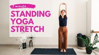 5 MIN STANDING YOGA STRETCH | Yoga Without Mat | Office Yoga Break