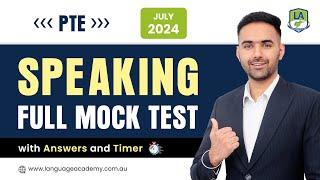 PTE Speaking Full Mock Test with Answers | July 2024 | LA Language academy PTE NAATI IELTS