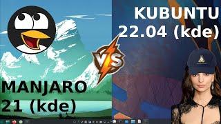 Manjaro 21 vs Kubuntu 22.04