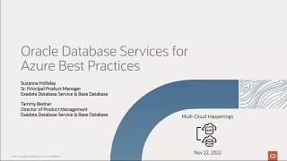 Oracle Database Service for Azure Best Practices