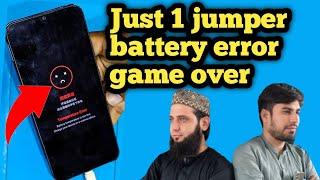 Charging Error fix  Relme c11 Mtk C12 C15 battery connection error problem just 1 jumper Done 2024