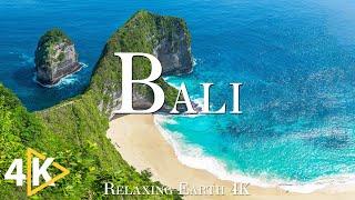 FLYING OVER BALI (4K UHD) Amazing Beautiful Nature & Relaxing Music