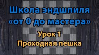 Шахматы. Эндшпиль. От 0 до мастера. Урок №1. Проходная пешка