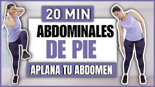 LA MEJOR RUTINA DE ABDOMINALES DE PIE para Reducir Cintura y Aplanar Abdomen | NatyGlossGym