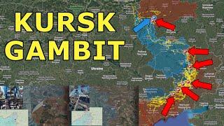 Kursk Gambit Intensifies | Russian Flanking From The South | Significant Ukrainian Push Head On